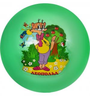 Мяч  Кот Леопольд цвет: зеленый 23 см Играем Вместе