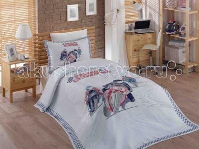 Постельное белье  1.5-спальное с покрывалом Le-Man 180x240 см Hobby Home Collection