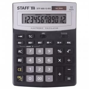 Калькулятор настольный STF-888-12 12 разрядов Staff