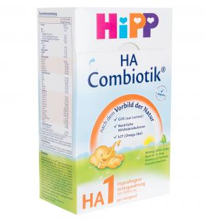 Молочная смесь  HA Combiotik 1 0-6 месяцев, 500 г Hipp
