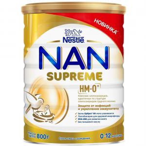 Заменитель молока  Supreme с рождения, 800 г Nan