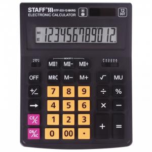 Калькулятор Plus настольный STF-333 12 разрядов Staff