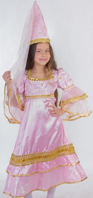 Карнавальный костюм  Розовая фея платье/колпак, цвет: розовый Карнавалия