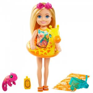 Игровой Набор кукла Челси в купальнике с аксессуарами Barbie