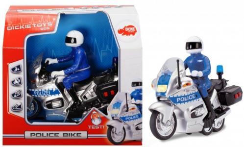 Полицейский мотоцикл фрикционный 15 см Dickie