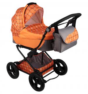 Коляска 2 в 1  Evenly Plus, цвет: оранжевый BabyHit