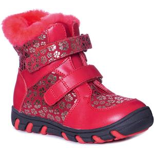 Утепленные ботинки Orthoboom. Цвет: красный