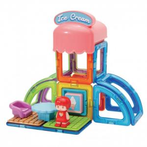 Конструктор  магнитный Town Set - Ice cream (22 элемента) Magformers