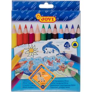Цветные карандаши Jovi Maxi, 12 цветов. Цвет: разноцветный