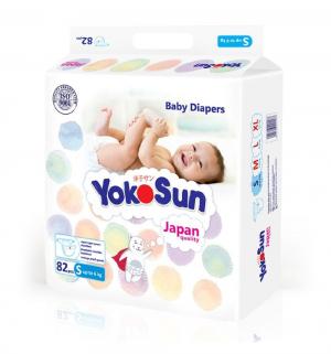 Подгузники  (до 6 кг) 82 шт. Yokosun