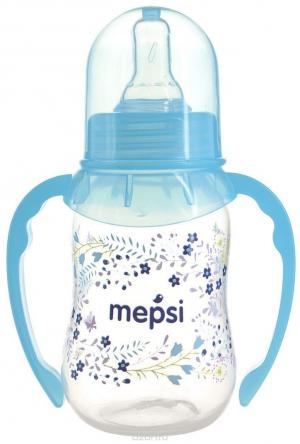 Бутылочка  антиколиковая полипропилен с 4 мес, 125 мл, цвет: голубой Mepsi