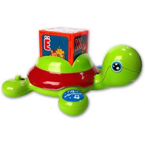 Развивающая игрушка  Черепашка Умняшка, с кубиками Азбукварик. Цвет: разноцветный