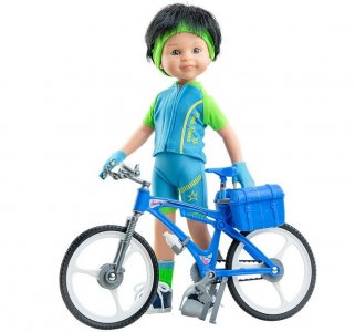 Кукла Кармело велосипедист 32 см Paola Reina