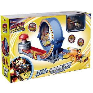 Disney Игровой набор Микки и весёлые гонки: трюковое кольцо (40х19х14 см, родстер) IMC Toys