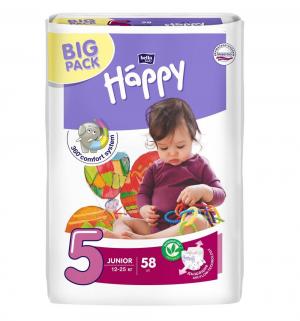 Подгузники  Baby Happy Junior 5 (12-25 кг) 58 шт. Bella