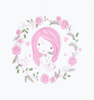 Боди  Прованс, цвет: белый/розовый Веселый малыш