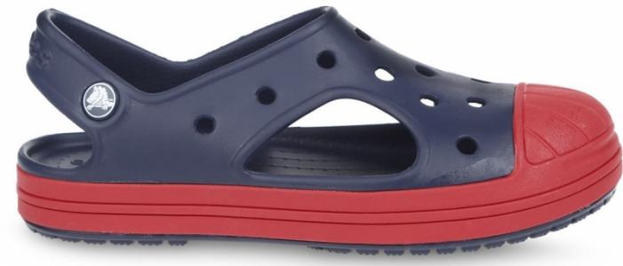 Сандалии  Bump It Sandal K Navy/Flame, цвет: синий Crocs