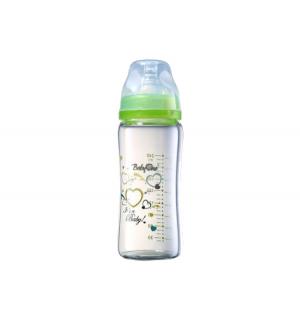 Бутылочка  с широким горлышком стекло рождения, 240 мл Babyono