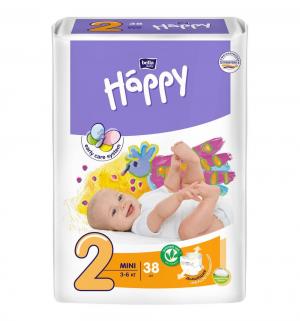 Подгузники  Baby Happy Mini 2 (3-6 кг) 38 шт. Bella