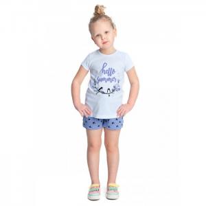 Комплект для девочек (шорты, футболка) Ласточки Веселый малыш