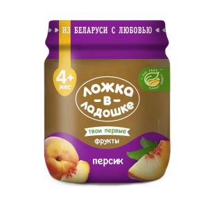 Пюре  персик с 4 месяцев, 100 г Ложка в ладошке