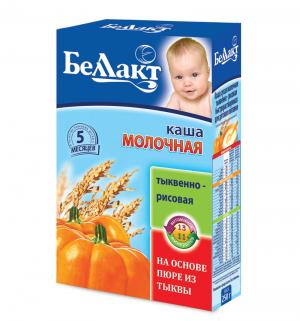 Каша  молочная тыквенно-рисовая с 5 месяцев 250 г 1 шт Беллакт