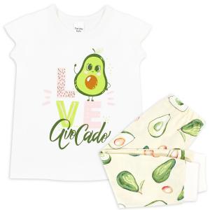 Пижама брюки/футболка  Авокадо Веселый малыш