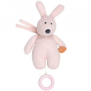 Мягкая игрушка  Musical Soft toy MINI Susie & Bonnie Кролик музыкальная Nattou