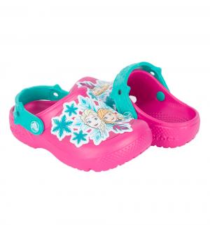 Сабо  Fun Lab Frozen Clog K Cdy, цвет: розовый Crocs