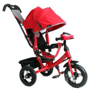 Трехколесный велосипед  Comfort 12x10 AIR Car 1, цвет: красный Moby Kids