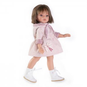 Кукла девочка Ноа в платье полоску 33 см Munecas Antonio Juan