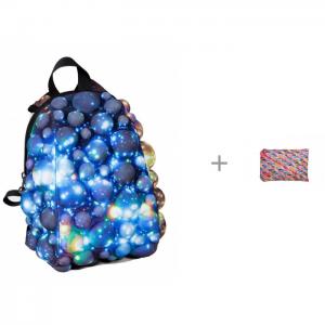Рюкзак Bubble Pint Warpspeed 28 см c пеналом-сумочкой Zipit Colors Jumbo Pouch MadPax