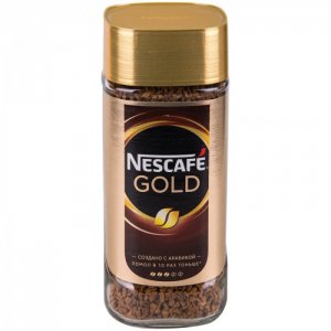Кофе растворимый с молотым Gold тонкий помол в банке 95 г Nescafe