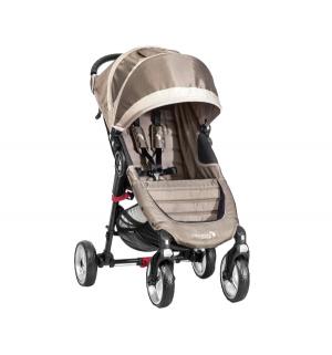 Прогулочная коляска  City Mini Single 4Weel, цвет: песочный/серый Baby Jogger