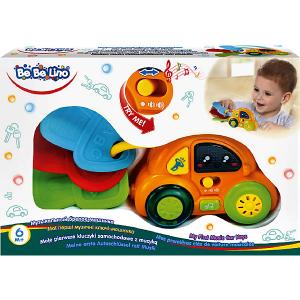 Интерактивная игрушка  Музыкальный брелок-машинка Bebelino. Цвет: желтый