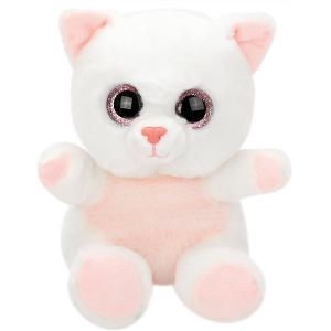 Мягкая игрушка  Крошка котенок, 15 см, белая Fluffy Family. Цвет: белый