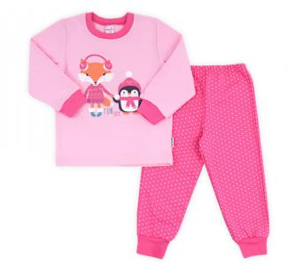 Пижама джемпер/брюки , цвет: розовый Crockid