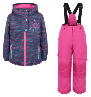 Комплект куртка/полукомбинезон , цвет: фиолетовый Peluche&Tartine