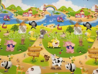Игровой коврик  Веселая ферма №2 180х150х1 см BabyPol