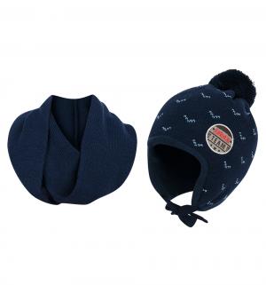 Комплект шапка/шарф , цвет: синий Ander
