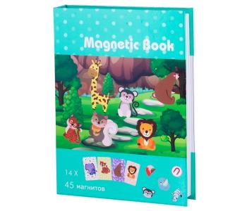 Игра В зоопарке 59 деталей Magnetic Book