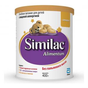 Молочная смесь  Alimentum безлактозная гипоаллергенная 0-6 месяцев, 400 г Similac