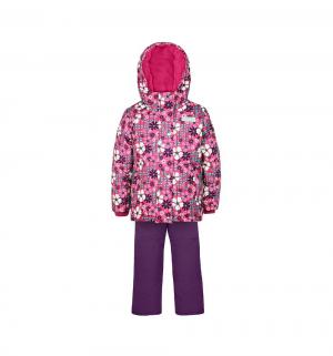 Комплект куртка/полукомбинезон , цвет: розовый/голубой Salve by Gusti