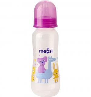Бутылочка  противоколиковая полипропилен с рождения, 250 мл, цвет: фиолетовый Mepsi
