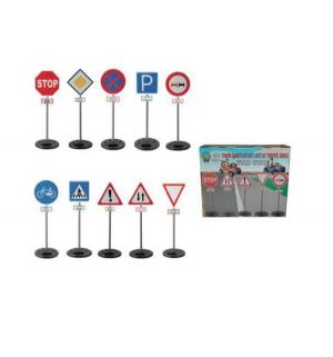 Игровой набор масштаб:Дорожные знаки мини пластик Pilsan