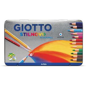 Цветные акварельные карандаши Giotto Scat Metallo, 12 цветов