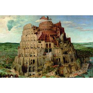 Пазл  Питер Брейгель: Вавилонская башня 1000 элементов Piatnik
