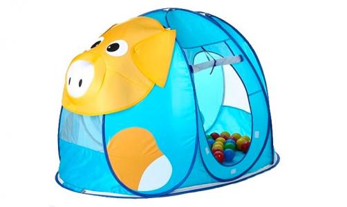 Дом-палатка + 100 шаров Поросенок Calida