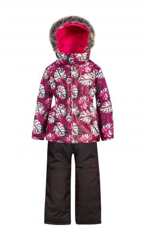 Комплект куртка/полукомбинезон , цвет: розовый/серый Zingaro By Gusti