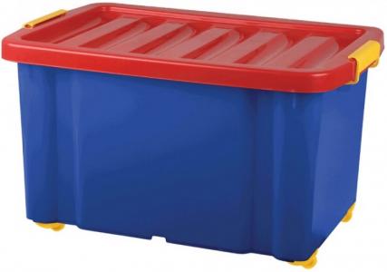 Ящик для хранения игрушек с крышкой Jumbo 60 л Plast Team